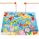 Puzzle Cartoon Fish Magnetic Fishing Game Literacy Card Ocean Animal Pattern