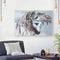 Mosaic Special Shaped DIY 5D White Horse Diamond Painting Drawing Wall Kit Newly