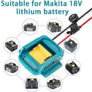 Battery Connector with Cable DIY Output Adaptor For DeWALT 20V Max 18V Dock