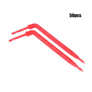 50pcs Watering Device Drip Head Bend Arrow Dripper Save Water for Greenhouse