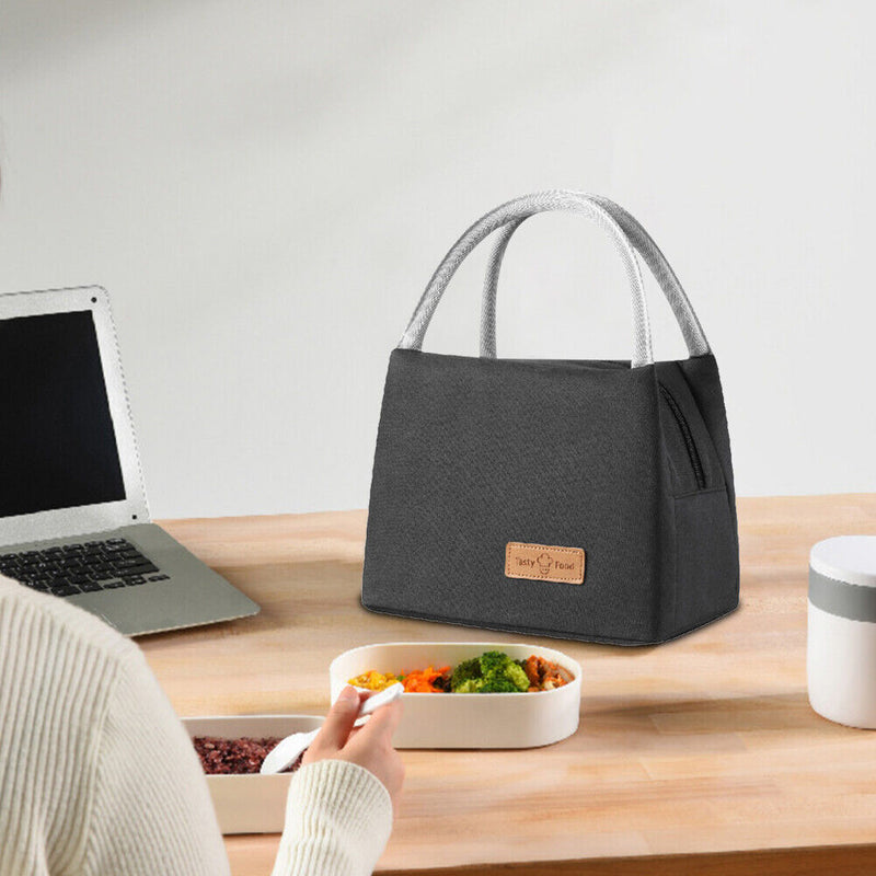 Handheld Picnic Lunch Insulation Bags Large Capacity Portable Food Cooler Bag