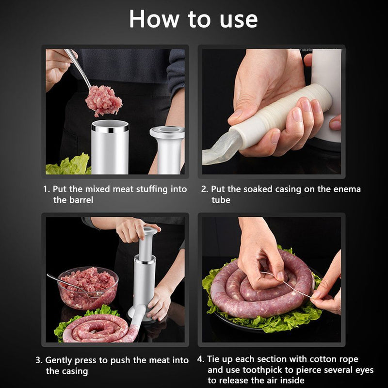 Dual Use Filler Meatball Maker Sausage Syringe Sausage Stuffer Sausage Maker