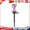 Solar Flower Fairy Light Outdoor Pixie Lawn Stake Lamp Garden Decor (Pink)