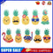 10pcs DIY Round Diamond Painting Kid Pineapple Cartoon Stickers Manual Tool