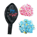 36inch Girl or Boy Gender Reveal Latex Confetti Balloon Z9D4 7Y8Y G Party Q8A9