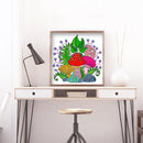 Part Drill Special Shaped DIY Colorful Mushroom Diamond Painting Picture Craft