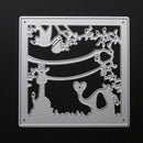 Crane Frame DIY Metal Cutting Dies Stencil Scrapbook Craft Template-147543