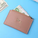 Women Retro Cat Print Multi-slot Card Holder PU Mini Credit Card ID Card Wallet