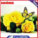 Yellow Pink 5D Diamond Painting DIY Full Drill Round Rhinestone