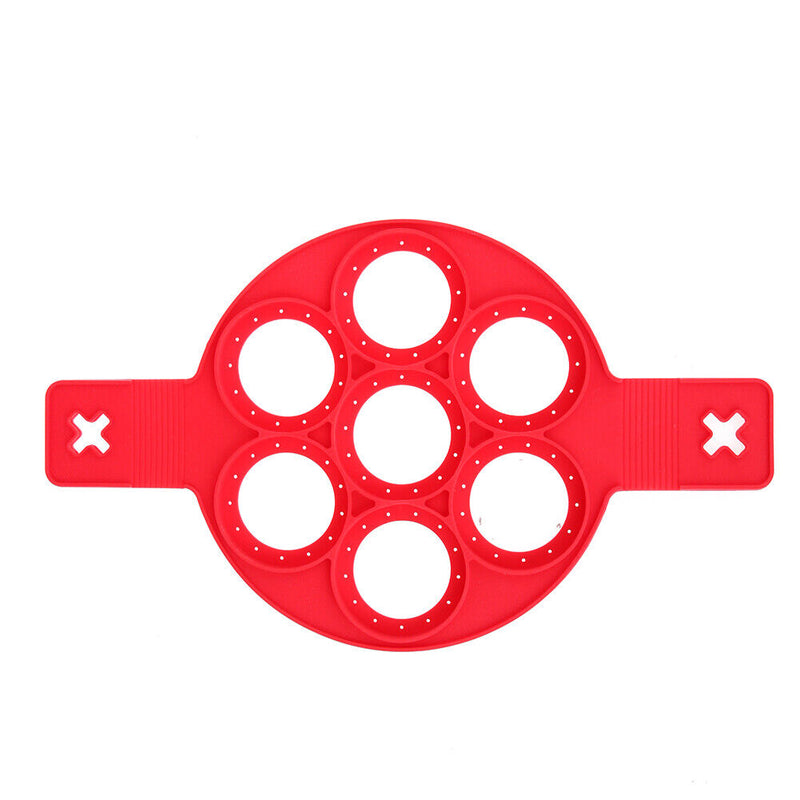 7 Holes Silicone Pancake Maker Creative Kitchen Fried Eggs Molds Nonstick