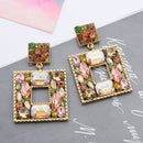 Fairy Square Pendants Earrings Jewelry Accessories Alloy Pendant Luxury Jewelry