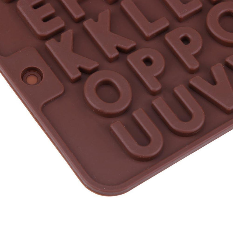 26 Alphabet Silicone Chocolate Mold DIY Fondant Cake Decor Jelly Mould Newly