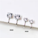 Women Men Tragus Earrings No Pierced Non Piercing Earrings Zircon Ear Cuff
