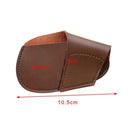 Golf Iron Club Head Cover Rod Head Protective Case PU Wedges Cover (Coffee)