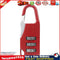 3 Digit Combination Padlock Zinc Alloy Travel Luggage Locker Lock (Red) Newly