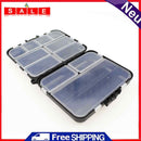 Two Sided Fishing Storage Case Compartment Fishing Tackle Tool Lure Hook Bait Box