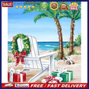 5D DIY Rhinestone Painting Summer Beach Mosaic Full Round Drill Diamond Pictu