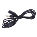 Earphone in Line Volume Control Cable Male to F 3.5mm Stereo Audio Adaptor Newly