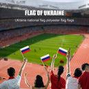 Stick Flag - 12 Pack Hand Held Small Flag Banners on Stick Festival Decorations
