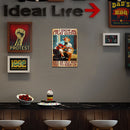 Playing Guitar Retro Metal Plate Tin Sign Plaque Poster for Bar Club Cafe