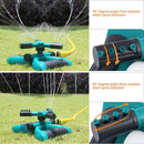 360 Degree Automatic Garden Sprinklers System Rotary Three Nozzle Arm Pipe