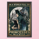 Full Embroidery Handmade Black Witch Counted DIY 11CT Canvas Cross Stitch K