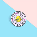 Badge Jewelry Accessories Enamel Brooch Chick Yellow Duck Brooch Collar Pin