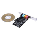 1PCS PCI-Express PCI-E 5.1 CMI8738 Chipset Audio Digital 5.1 Channel Sound Card Un