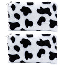 Hot Cartoon Cow Pattern Cute Mini Storage Bag Headphone Bag Coin Purse Pocket