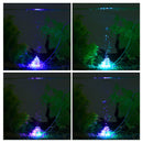 Fish Tank Air Stone Bubble Light LED Underwater LED Color Changing Oxygen Lamp