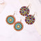 DIY Diamond Painting Mandala Patterns Stud Earrings for Women (RZ008) Newly