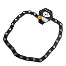 Bracket Bike Locking Chain With 3 Keys Folding Bicycle Lock Foldable Locks