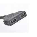 M/F Splitter Port 1080p Adapter Male to 2 Female HDMI 1 In 2 Out Converter