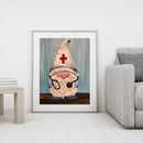 DIY Digital Picture Goblin Nurse Oil Painting By Numbers Kit Acrylic Handicraft