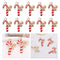 Earrings Xmas Tree Hanging Assorted Shapes Christmas Charms Enamel Pendants