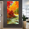 Autumn Maple Forest Oil Paint By Numbers Kits DIY Craft Coloring Home Drawing