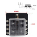 Light Marine Bus Car Accessory Block Fuse Box Blade Fuse Holder Plastic Cover