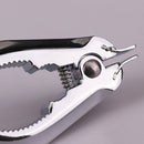 2 in 1 Crab Clamps Scallop Opener Scallop Shell Opener with Spring Clam Pliers