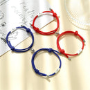 Women Men Fashion Rope Bracelet Stainless Steel Gift For Couple Magnet Bracelet