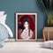 Beauty Girl Oil Paint by Numbers Hand Painted Frameless Picture Home Ornament