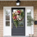 Spring Home Decor Simulation Hydrangea Door Hanging Garlands Wreath Ornaments