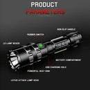 Alloy LED Strong Light Flashlight Super Bright USB Rechargeable Powerful Torch