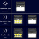 LED COB Solar Lights Outdoor Motion Sensor Waterproof Street Wall Lamps (A)