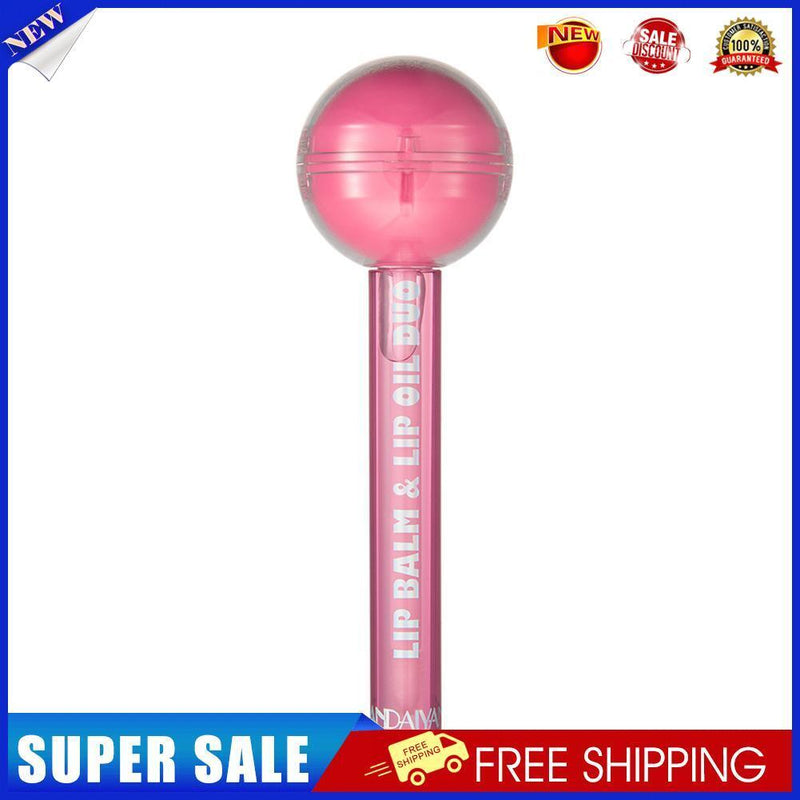 Women Lipstick Lollipop Waterproof Long Lasting Moist Lip Gloss (Pink)