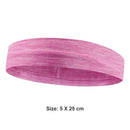 Sports Breathable Headband Absorbent Sweat Fitness Basketball Elastic Hair Band
