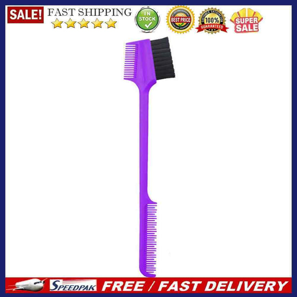 Double Sided Edge Brush with Comb Eyelash Eyebrow Modification Broken Hair