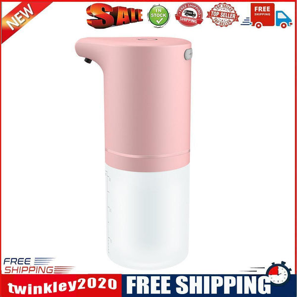 USB Charging Infrared Induction Smart Foaming Liquid Soap Dispenser (Pink)