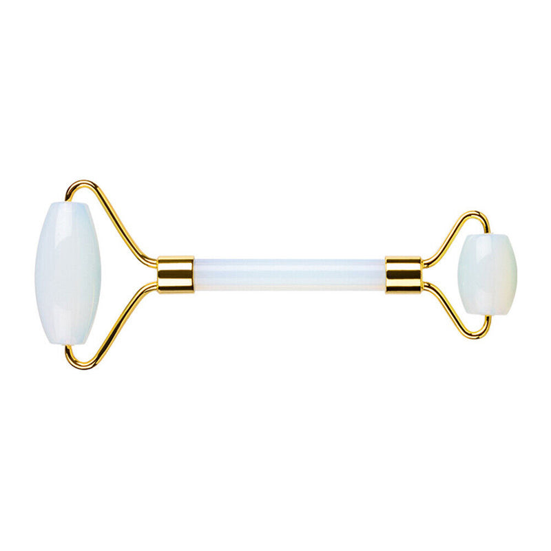 Double Head Opal Roller Massager Gua Sha Board Skin Beauty Bar (Roller) Newly
