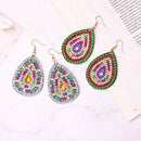 DIY Diamond Painting Mandala Patterns Stud Earrings for Women (RZ002) Newly