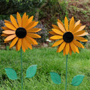 Courtyard Decoration Windmill Wind turn Sunflower Wind Spinner Lawn Flower